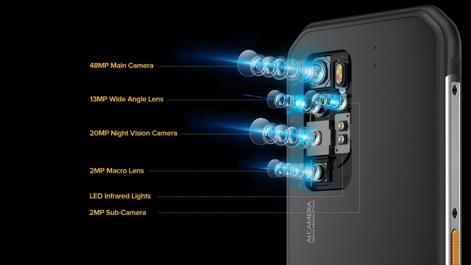 UleFone Armor 11 5G výčet kamer fotoaparátu